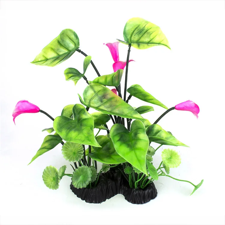 Aquarium Ornament Decorations H30cm Artificial Plastic Plant Fish Tank Accessories