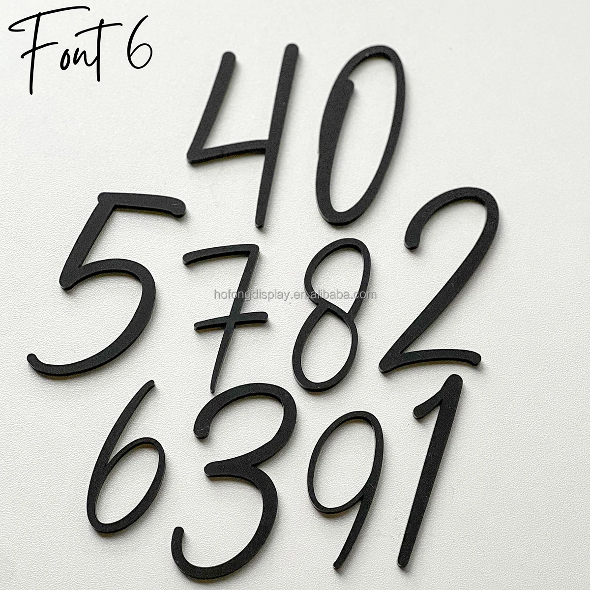 Manufacturer customized Acrylic Numbers, Cake Charms, Table Numbers, Gold Acrylic Numbers, Wedding Table Numbers