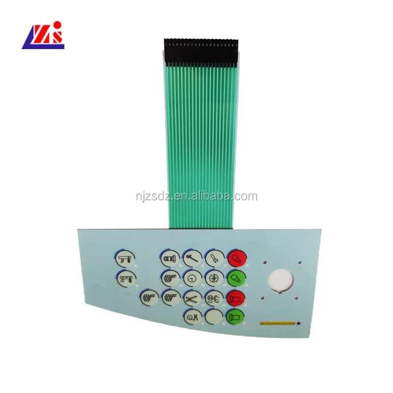 Printing Lexan Embossed Buttons Label Sticker