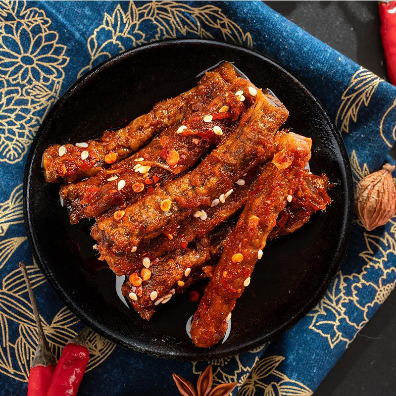 Shudaixiang Sichuan Hot Pot Flavor Beef Jerky 88g Niuroutiao OEM Dry Beef Wholesale Products Healthy Snack Dried Beef