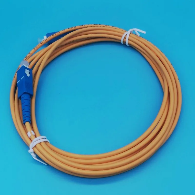 FTTH ONU Fiber optic cable SC/UPC/APC/LC/FC/ST patch cord single mode single core 3MM 1.5 1m meter OLT gpon onu