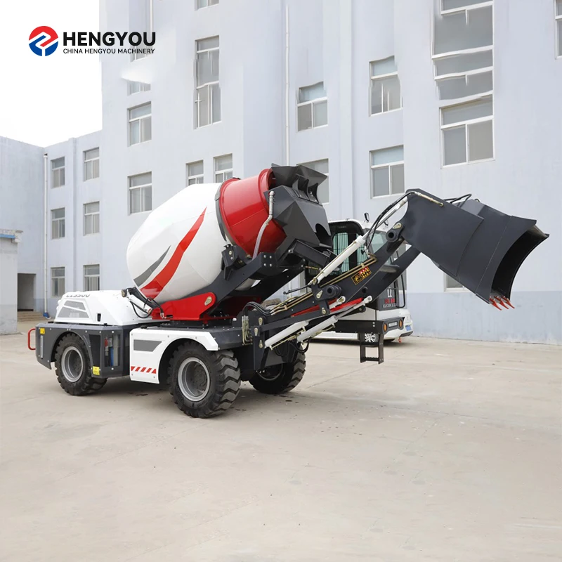 mobile concrete batching plant price  ready mix Self Loading mobile Concrete Mixer