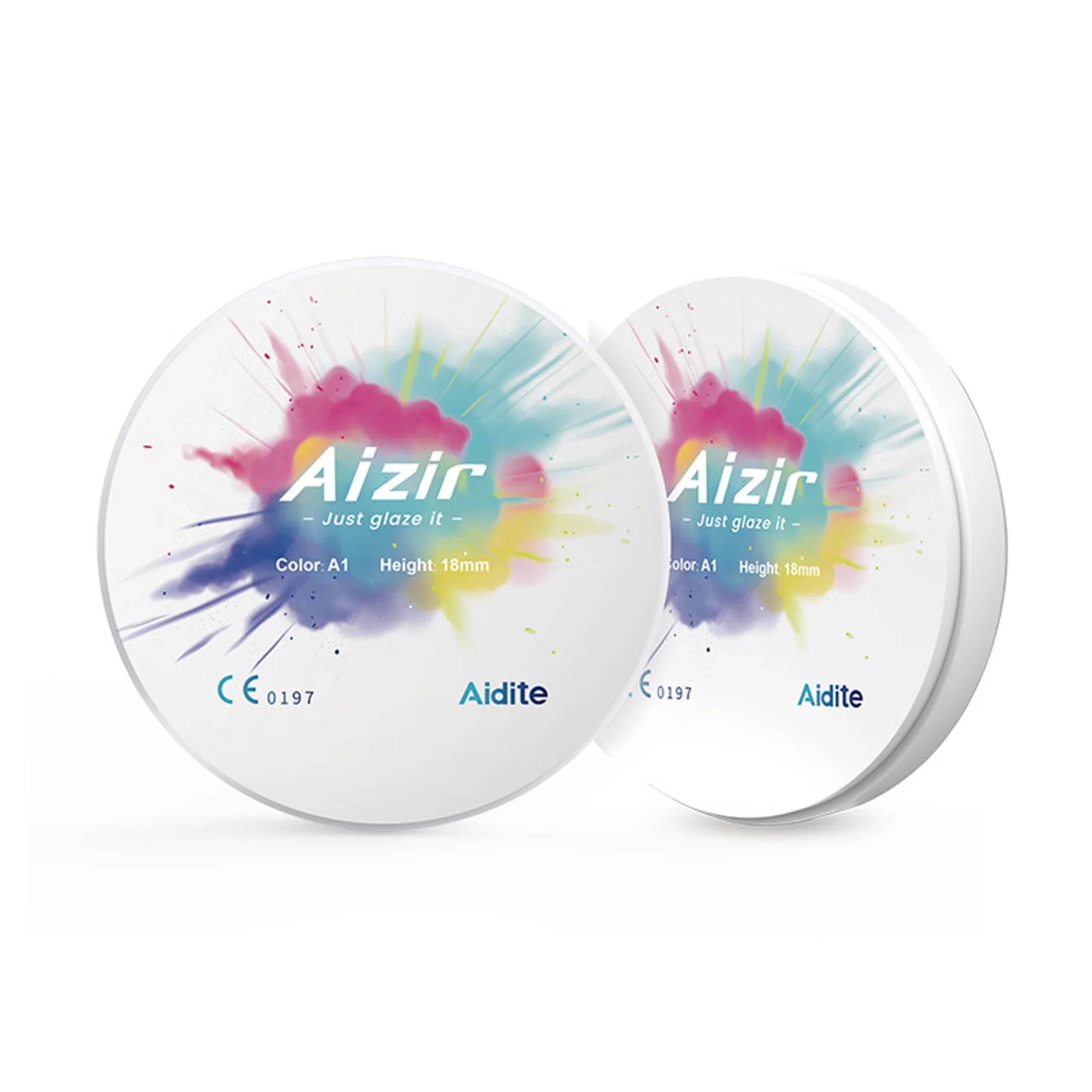 Aidite Aizir Zircon Block 98mm Cad/Cam CE ISO Certificate Dental CAD CAM Price Zirconia Block