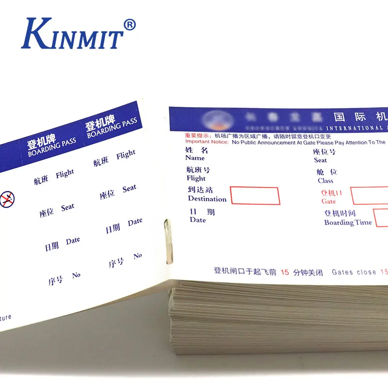 Kinmit, высокое качество, индивидуальные термостойкие бумажные бирки для багажа, бирки для багажа