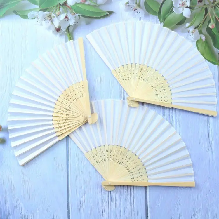 Personalized Text Exquisite And Practical Paper Hand Fan With Custom
