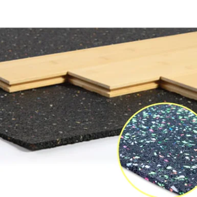 hot sale rubber underlay soundproof floor rubber carpet acoustic underlayment rubber roll