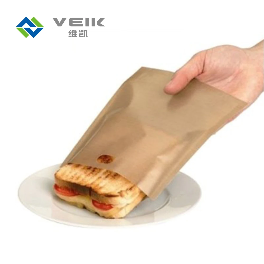 Hot Seller PTFE Oven Use Bags / Toaster bag / Microwave Popcorn Bag