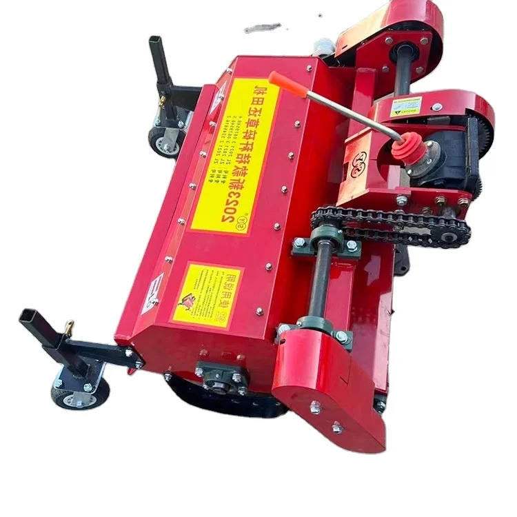 Cheap Farm Orchard Grass Cutter Walk-behind Gasoline Lawn Mowers Wasteland Grass Shredder Customizable