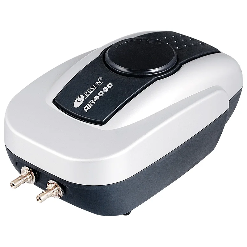 RESUN AIR-4000 Ultra Silent High Energy Saving Oxygen Air Pump for Fish Tank adjustable flow rate