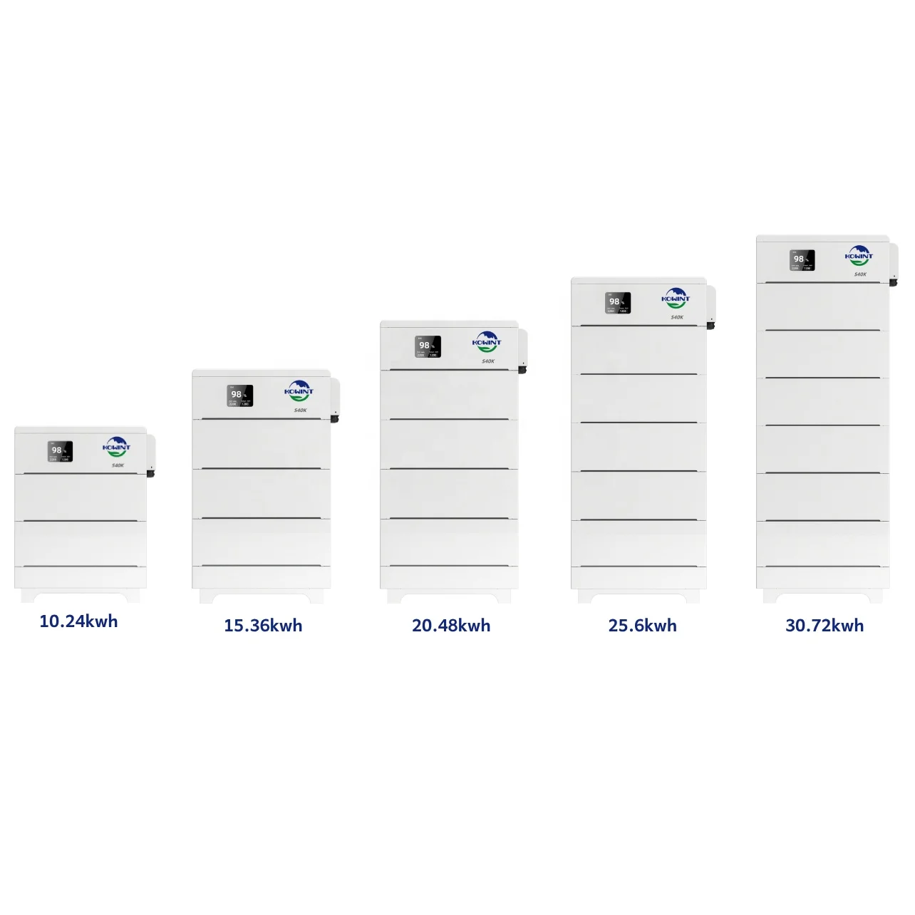 Kowint UL list 9540 9540A Stack 51.2V 100Ah 5.12Kwh 200Ah 300Ah 400Ah 500Ah 600Ah Modules Lifepo4 Battery