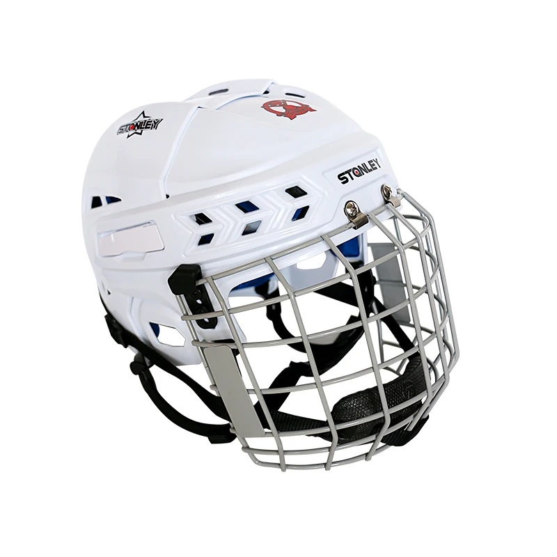 Factory Produces Best-selling High-quality White Kids Junior Senior Adult Players Inline Hockey Helmet Ice Hockey Helmets