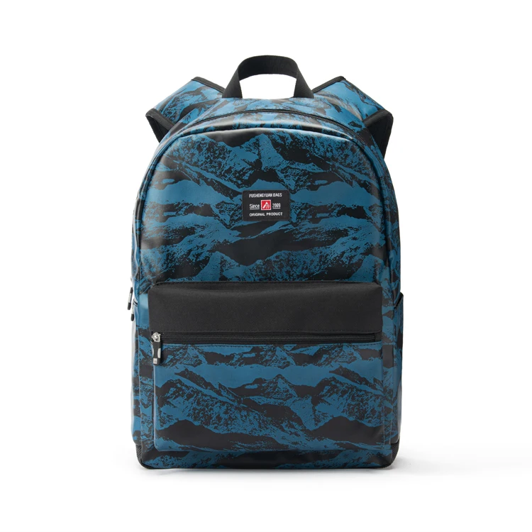 Fsy 600d Valley Mountain Pattern Fibre Rucksack Other & Leisure New Product Usb Charcing Port Laptop Backpack Sport Bag