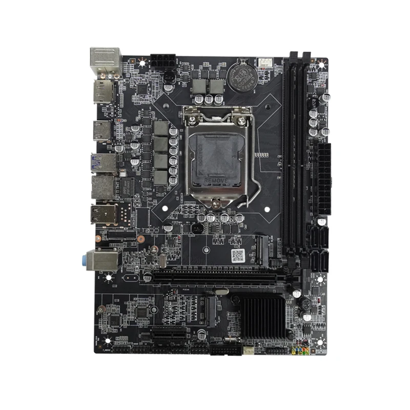 Игровая материнская плата H410 компьютерный ПК LGA1200 поддержка 10 в Intel процессор игровая