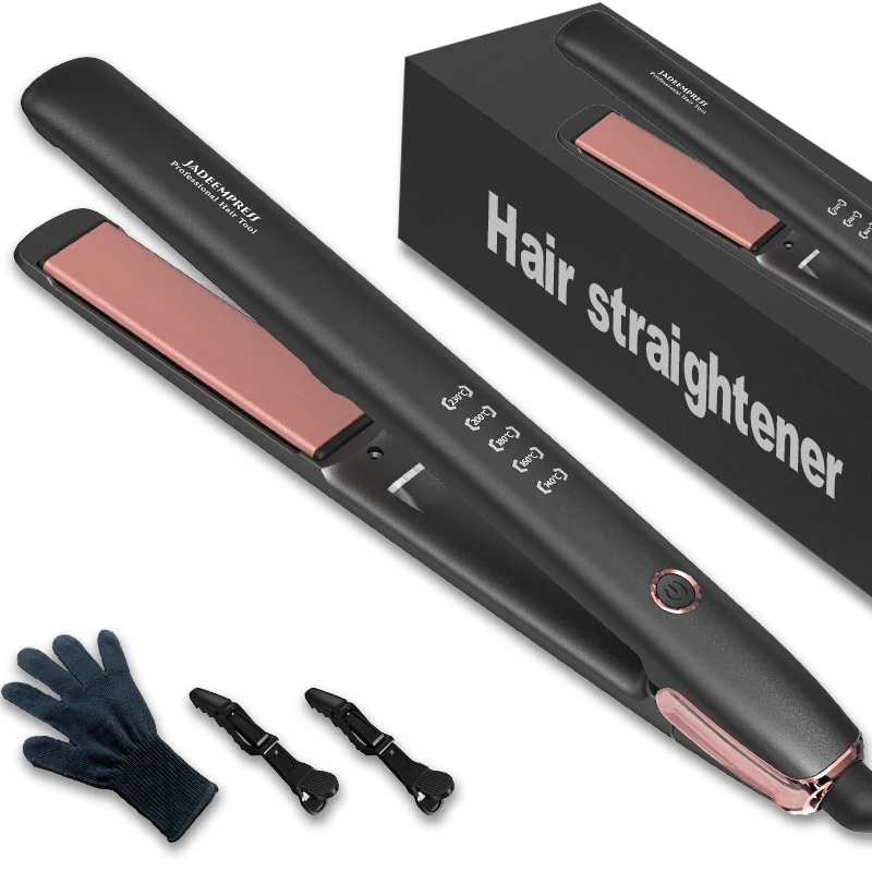 Professional Salon MCH Heater LED Display Flat Iron Hair Straightener Ceramic Negative Ion Electric Household Use Factory