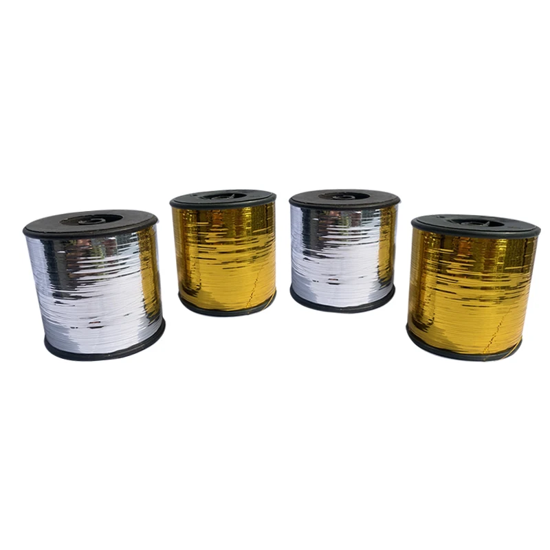 Производитель серебристая и золотая вышивка металлическая нить 1/69 м плетеная пряжа