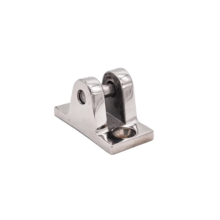 Hot Sales! Marine Boat Yacht Hardware Stainless Steel Heavy Deck Hinge Base  Top Slide quick release pins for boat bimini top