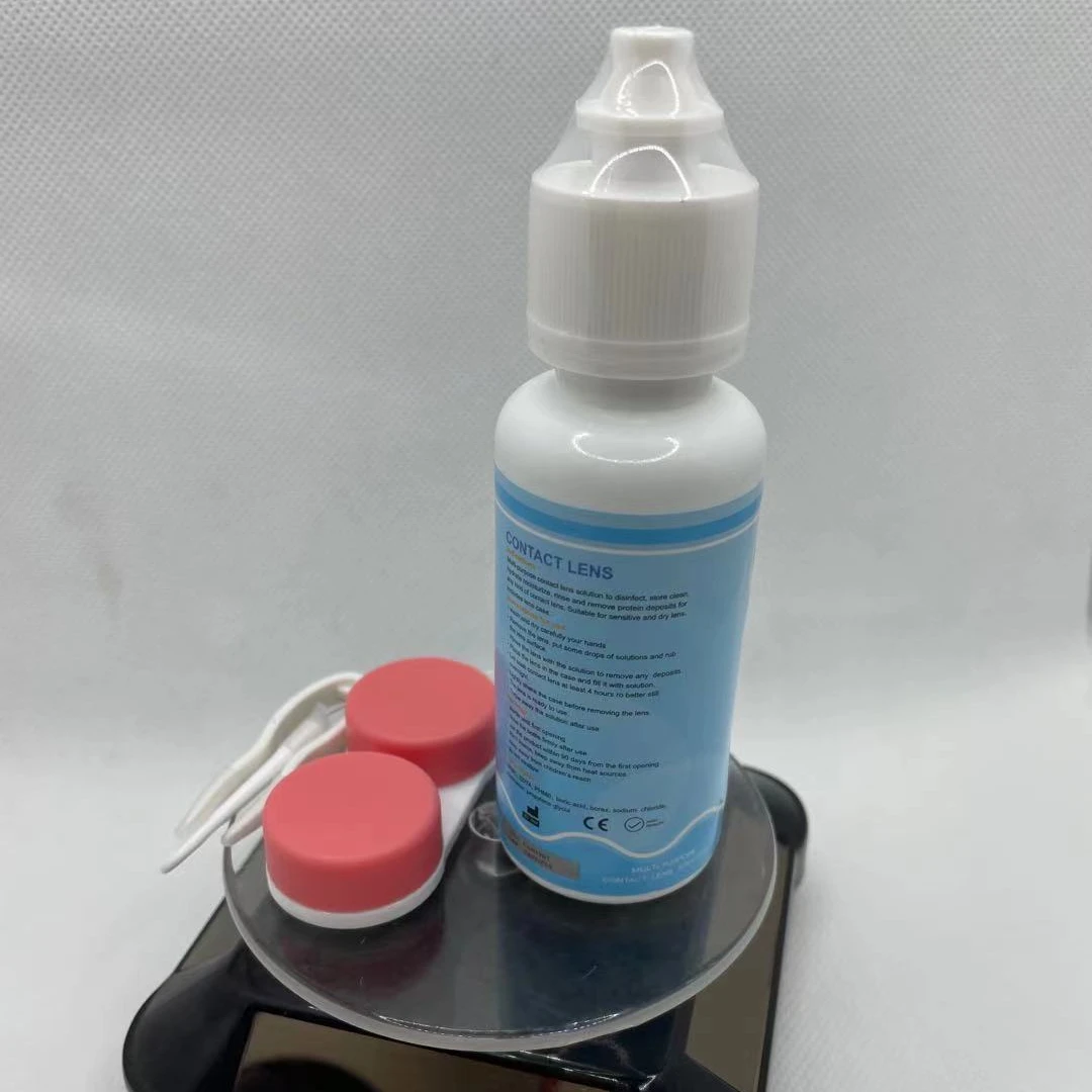 
New Contact Lens Solution 60ml Contact Lens Cleaning Liquid Solution Private Custom Logo 