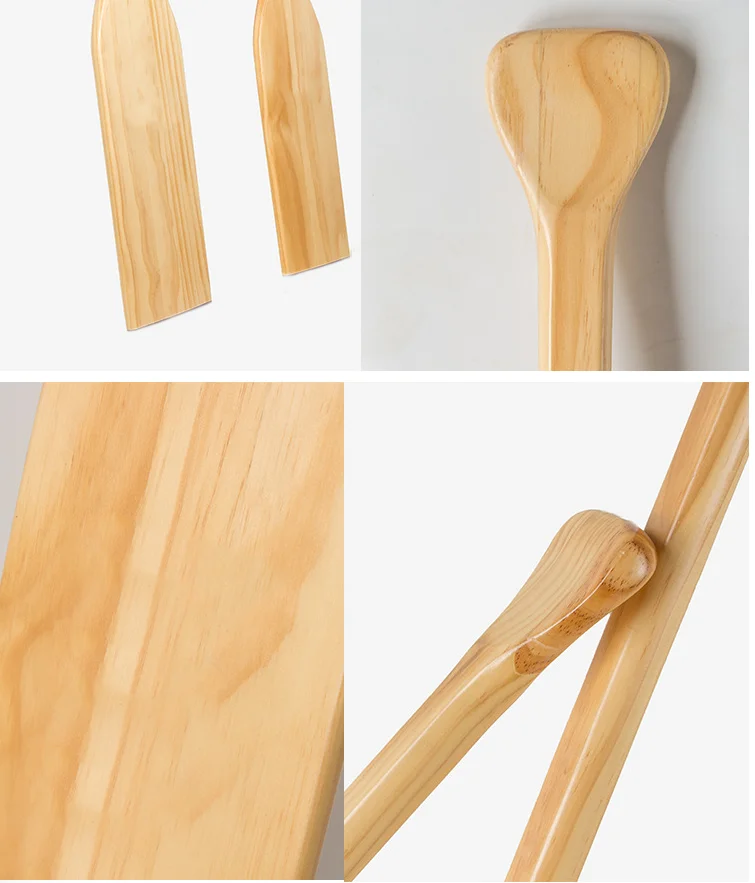 Wholesale Decoration Wooden Water Park Hand Powered Sculling Kayaking Oars Rowing Dragon Boat Paddle for Kids Adult