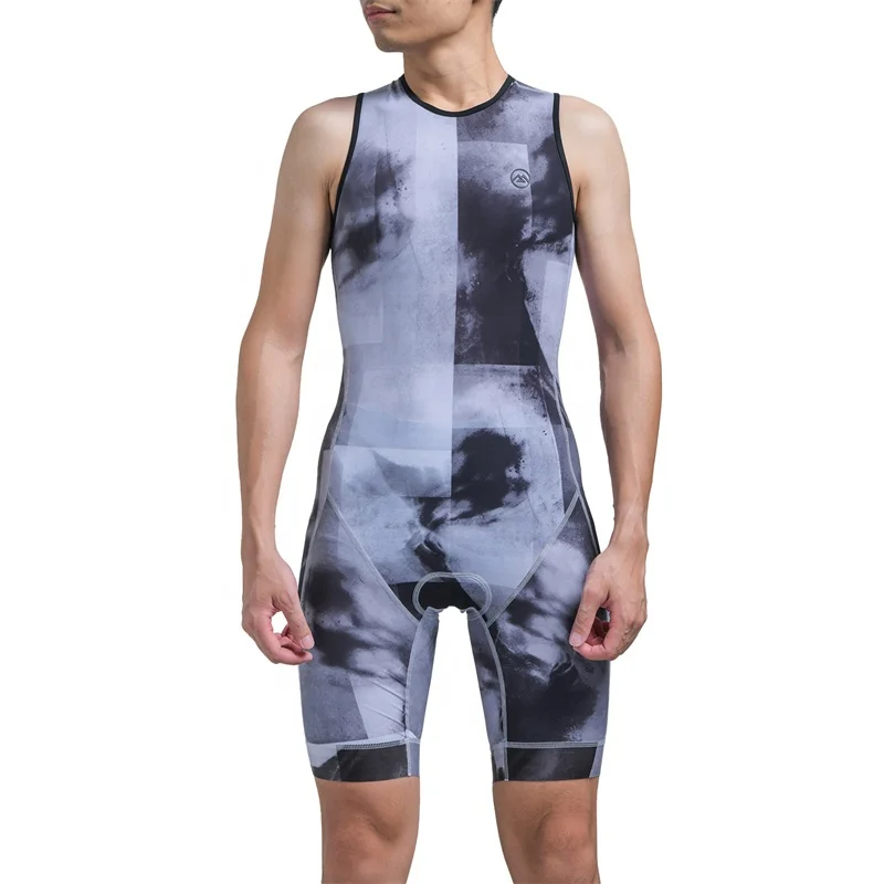 Monton OEM Trisuit большого размера без рукавов индивидуальный мужской костюм для скоростного катания на велосипеде плавания триатлона одежда мокрого тройного костюма