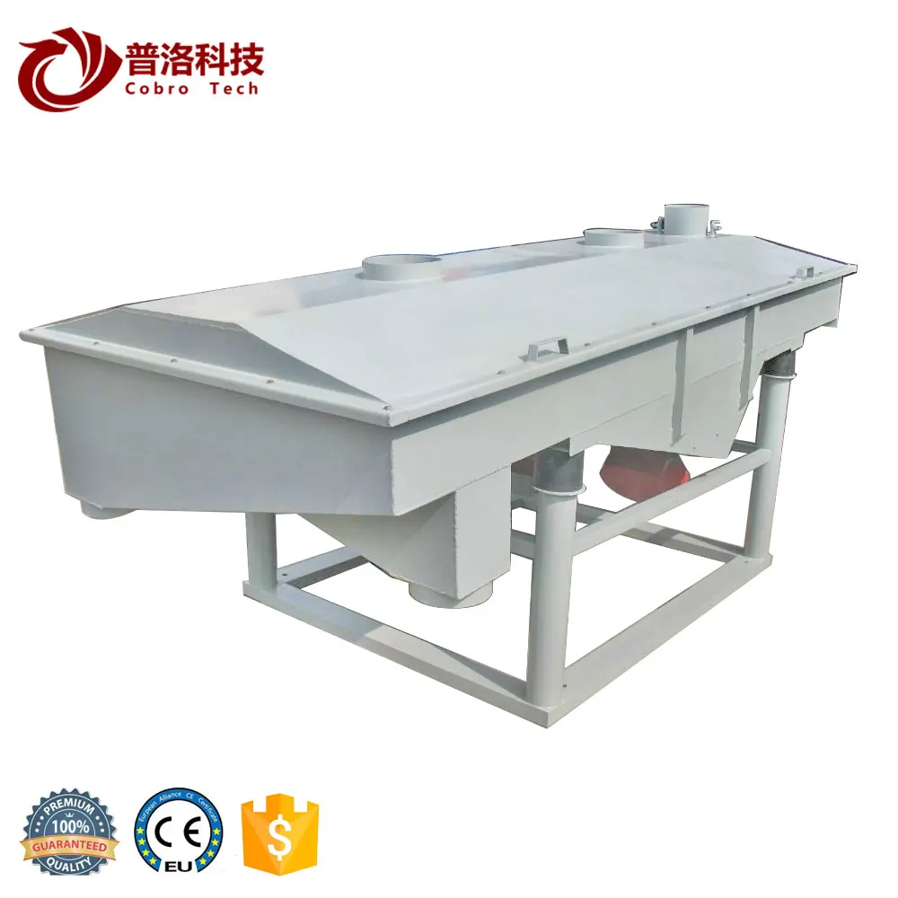 Linear Vibrating Sieve machine for dehydrated vegetables Garlic Ginger onion potato carrot granules tea granule