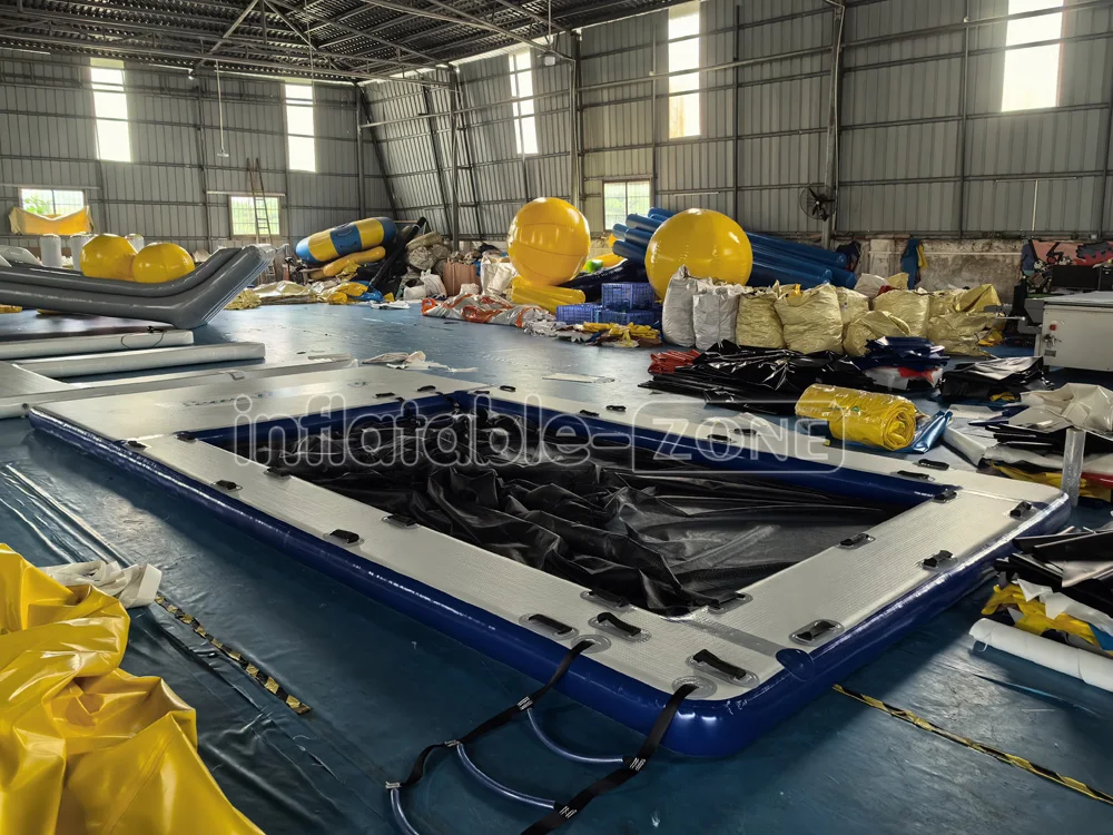 Summer Jellyfish Protect Sea Floating Swimming Pool inflatable Water Sea Ocean Pool With Net