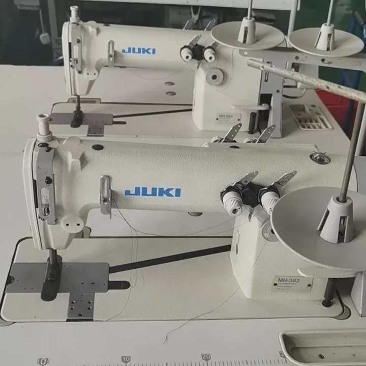 jukis 380 high speed sewing machine double needle chainstitch sewing machine