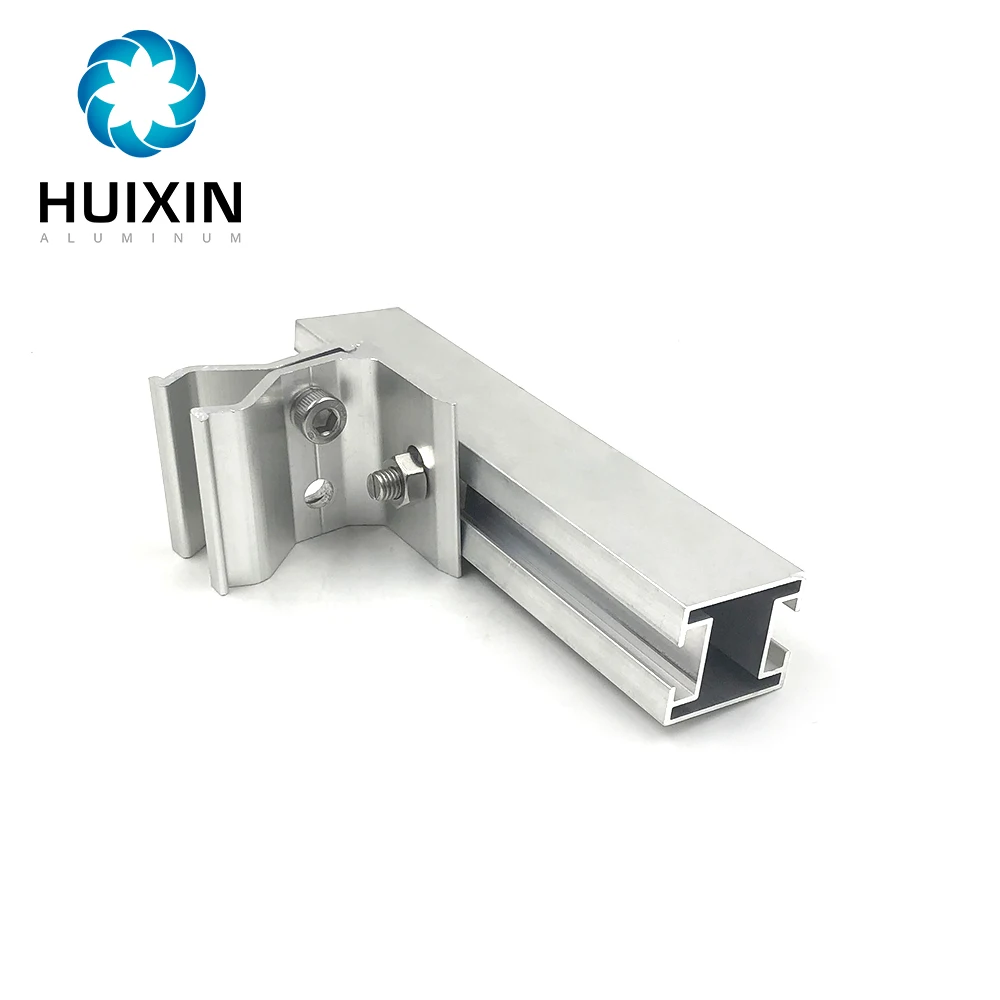Solar Panel Tile Roof Aluminum Mount System Solar Rail End Clamp and Roof Hook
