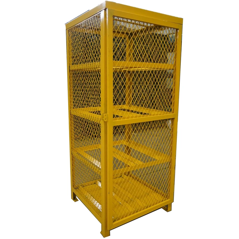 Gas cylinder tank storage mesh cages design metal cages Gas Bottle Cage