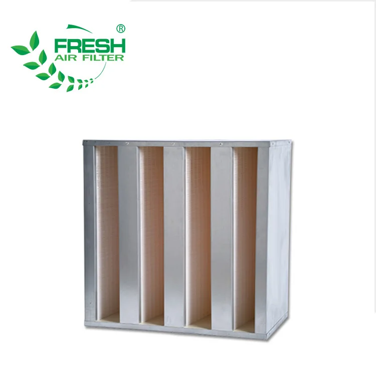 F6 F7 F8 F9 H10 H11 H12 H13 H14 Lower Pressure Drop Relative To Hpq-Serie Hepa Compact Filters For Hvac.