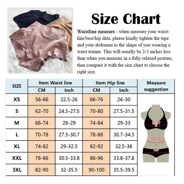 Tops Quality Women Corset Slim Colombian Girdle Butt  Lifter Shapewear Tummy Control Brief Panties Colombian Fajas Waist Trainer
