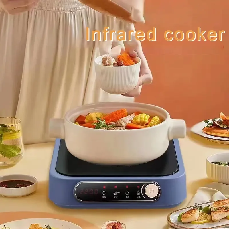 OPUR Manufacturer Countertop Mini Small Ceramic Stove Knob Control Electric Infrared Induction Cookers