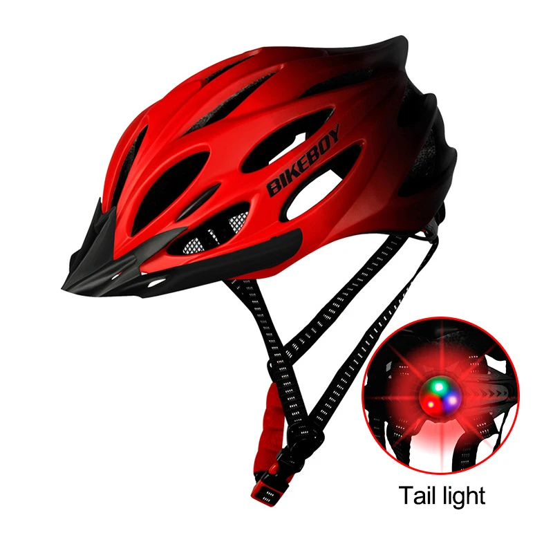 Outdoor Road Ebike Riding Sports Safety Full Face Led Light Scooter Motorcycle