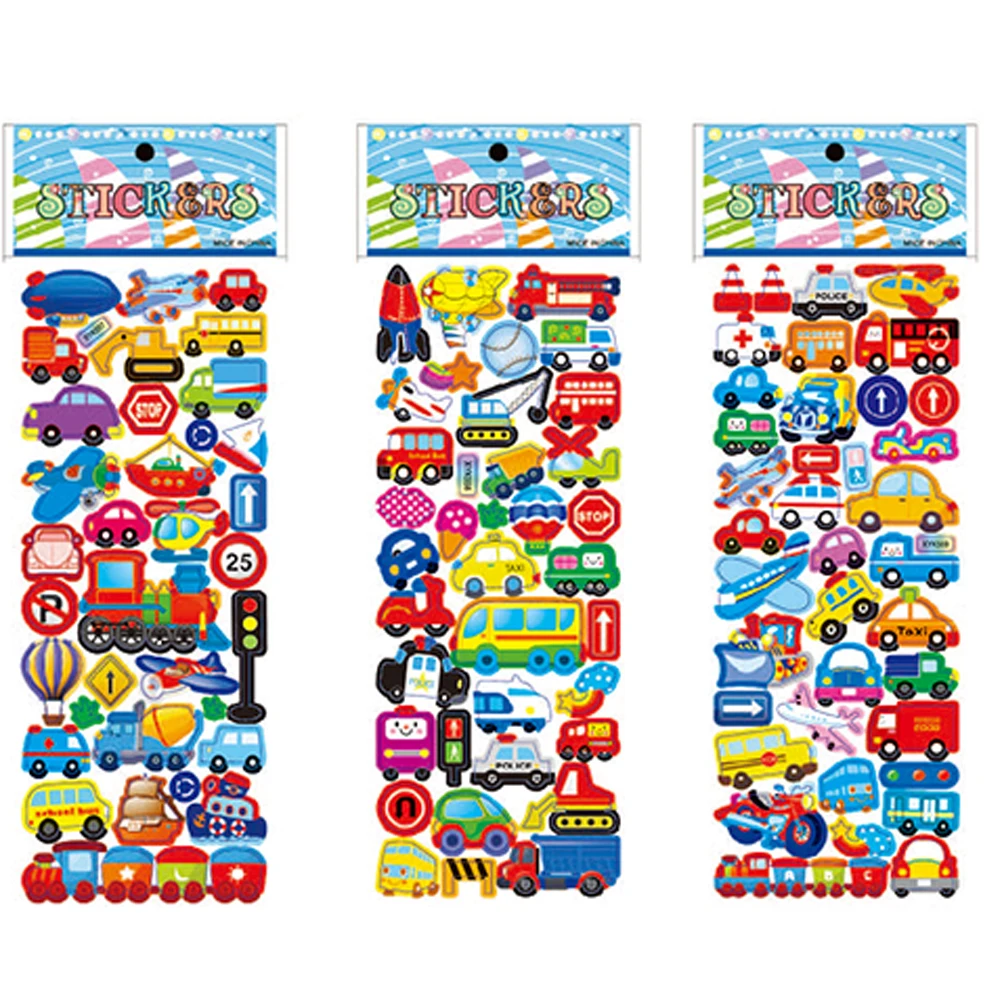Customized colorful cartoon car stickers diary suitcase cup waterproof cartoon stickers 100 pieces