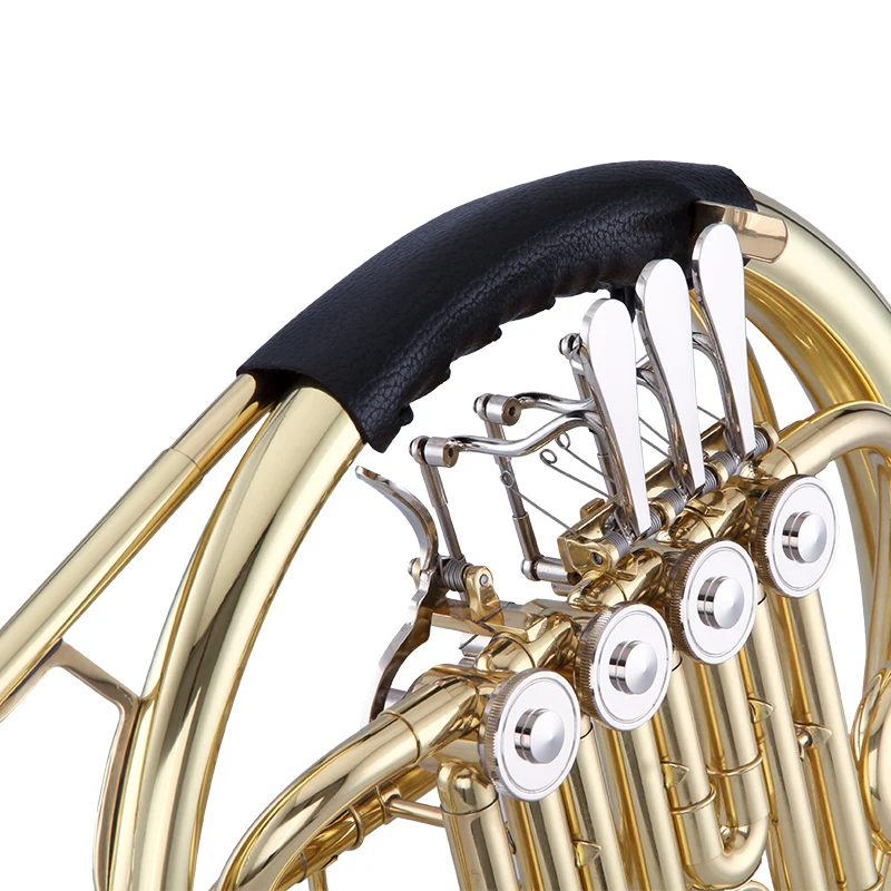 4-Piston Brass French Horn Music Instrument