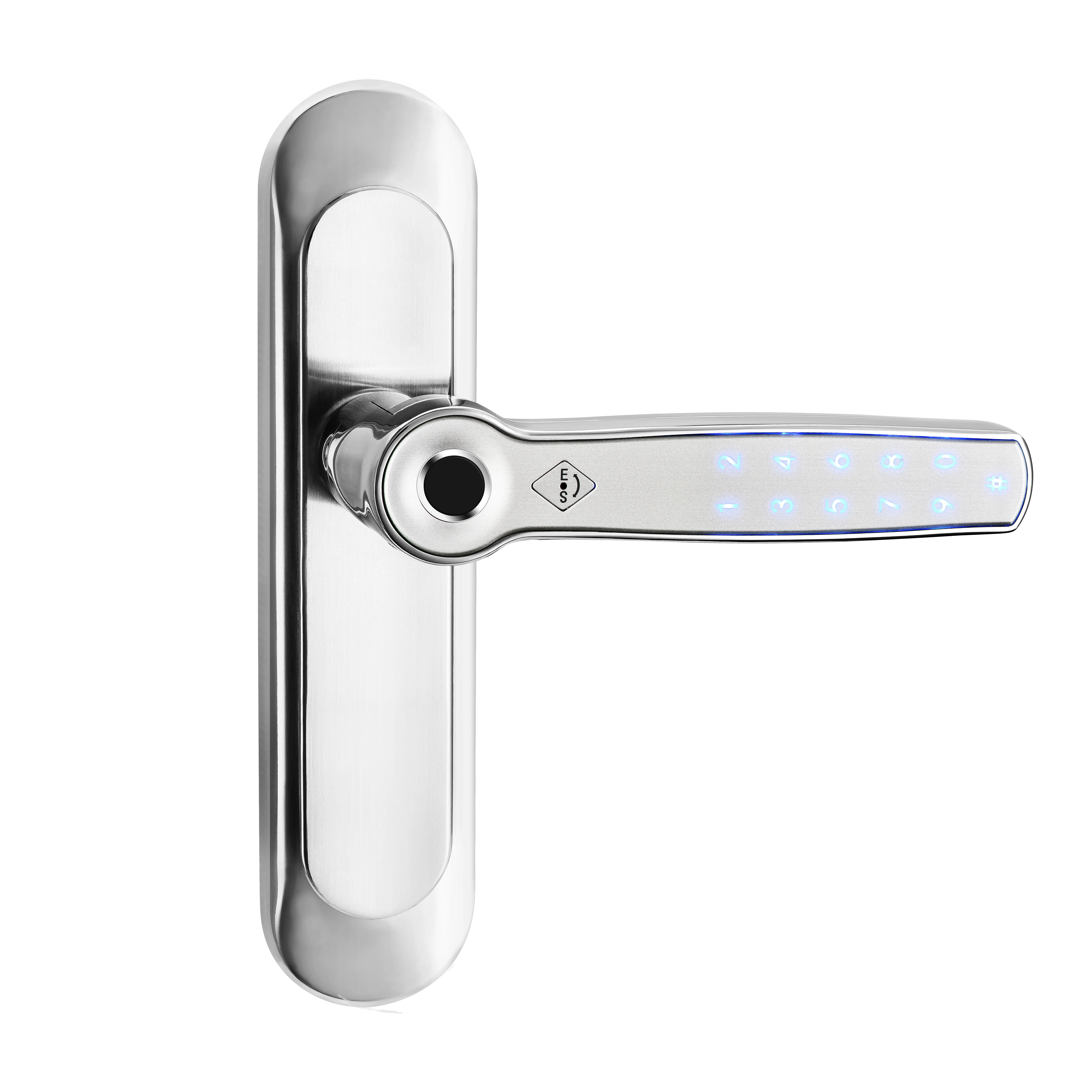 
JJ Buy onling auto TTLOCK APP smart fingerprint sliding gate lock luxury automatic door lock slier for home hotel bedroom 