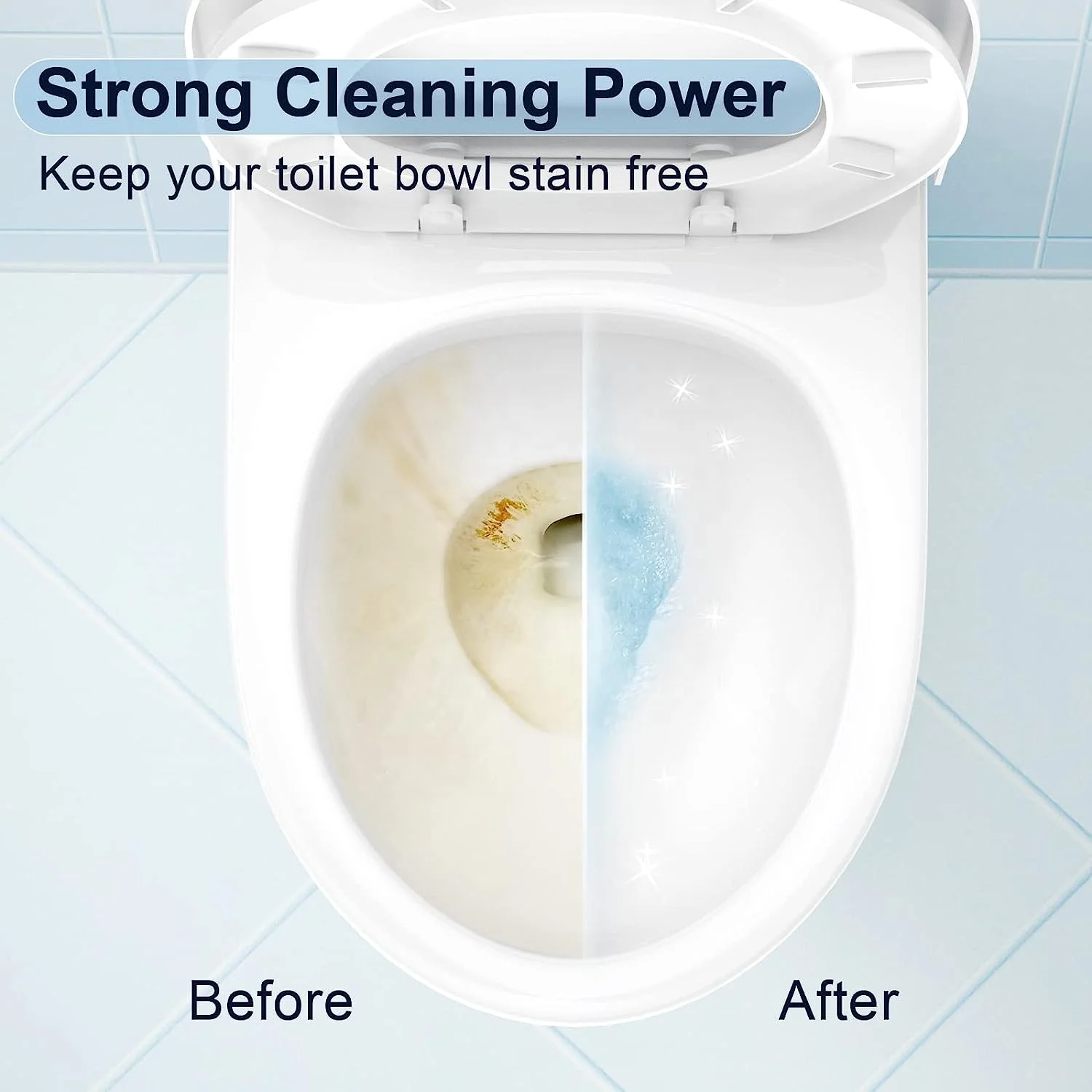 Eco-Friendly Non-Toxic Plastic-Free Packaging Natural Septic Safe Toilet Bowl Cleaner Strips