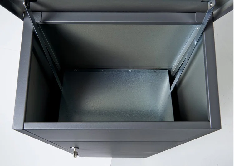 Outdoor Galvanized Steel Metal Storage Safe Parcel Delivery Drop Box
