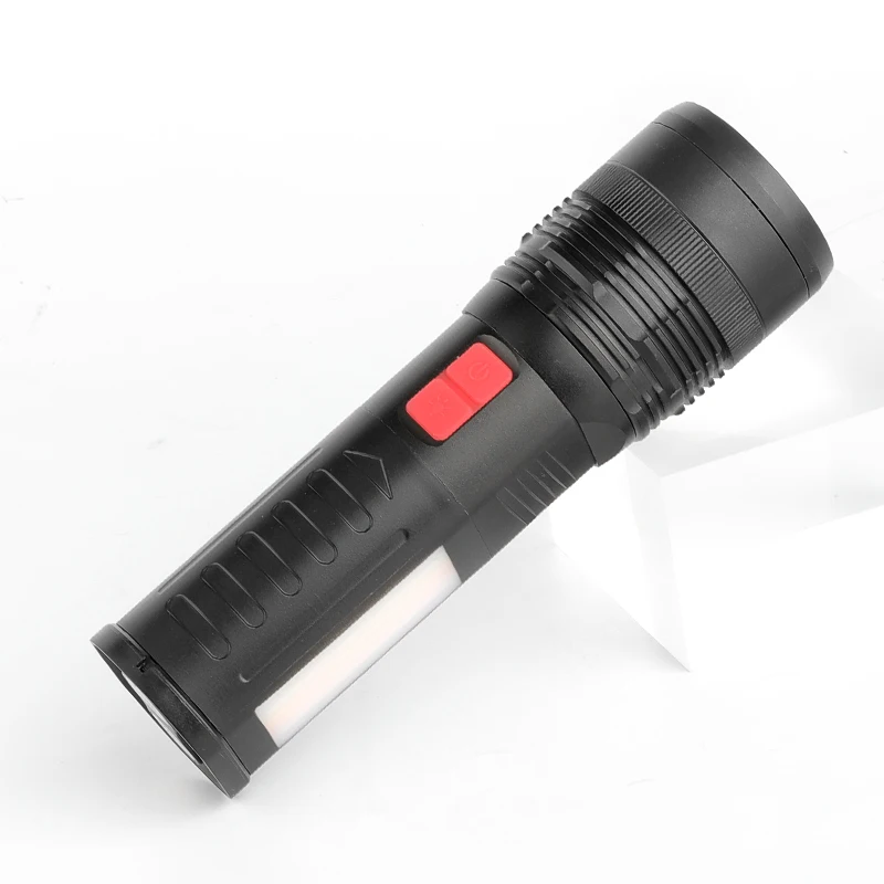 Outdoors patrol High Power hotel flashlight led Tactical Aluminum telescopic zoom torch lights