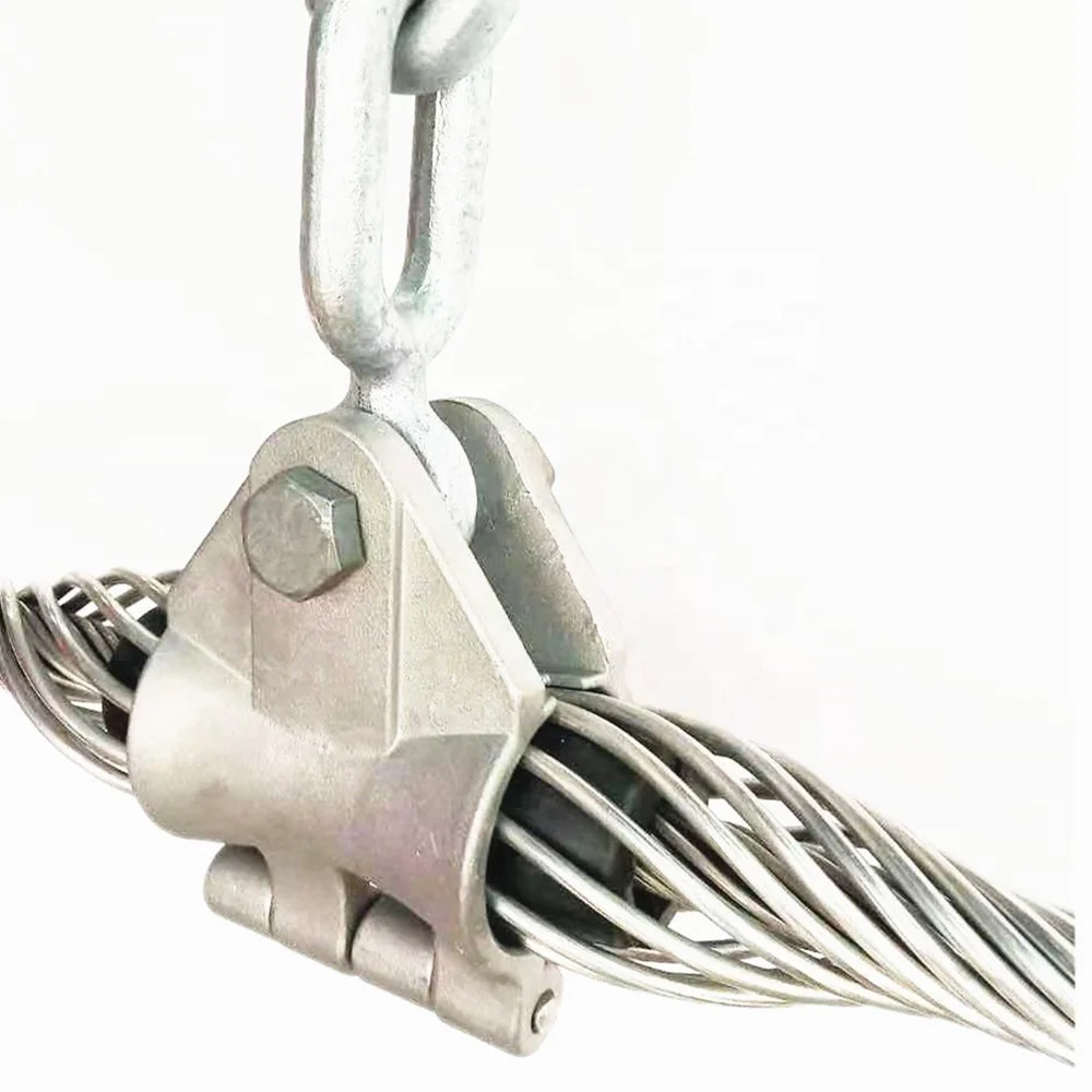 Opgw Cable Repair Helical Armor Rod Preformed Suspension Clamp