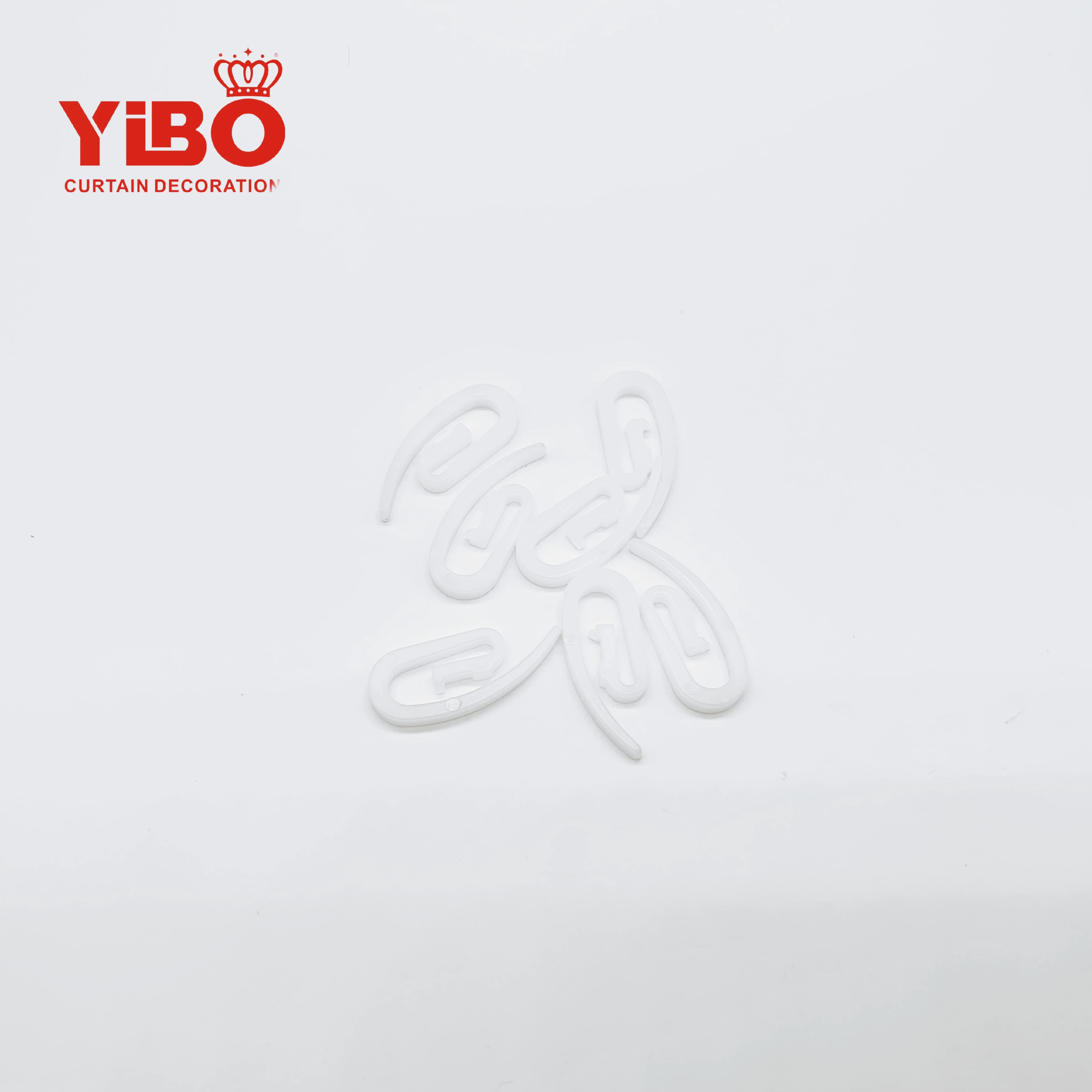 Curtain plastic S hook curtain hook white hook transparent cloth tape