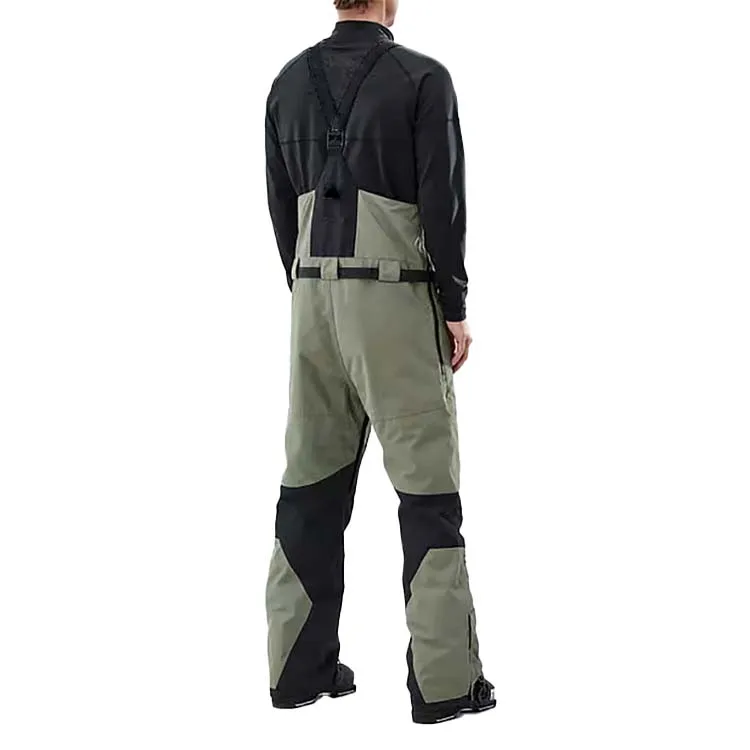 Hot sale multi-colored high stretch custom snow ski bib pants ski overalls