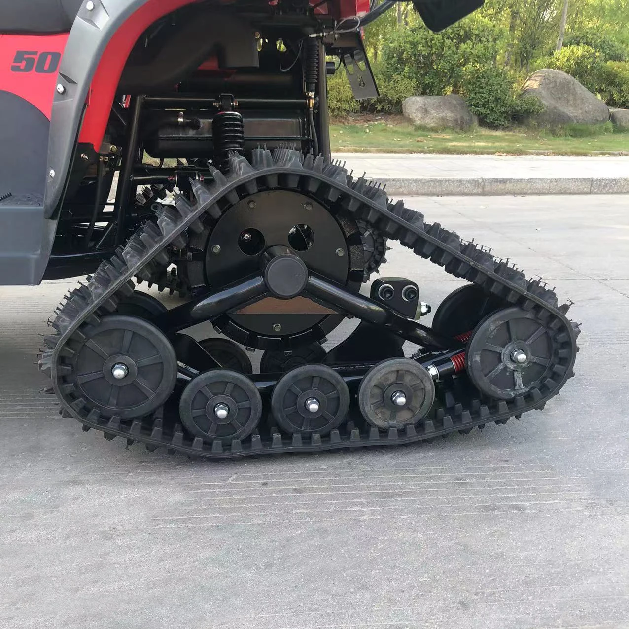 500 куб. См бензиновый снегоход ATV 4x4 привод Снежный трек
