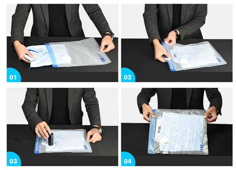 
travel vacuum storage bags with electric pump for travel clothes,vuccum pump for food prevention,wine and coffee bean protect 