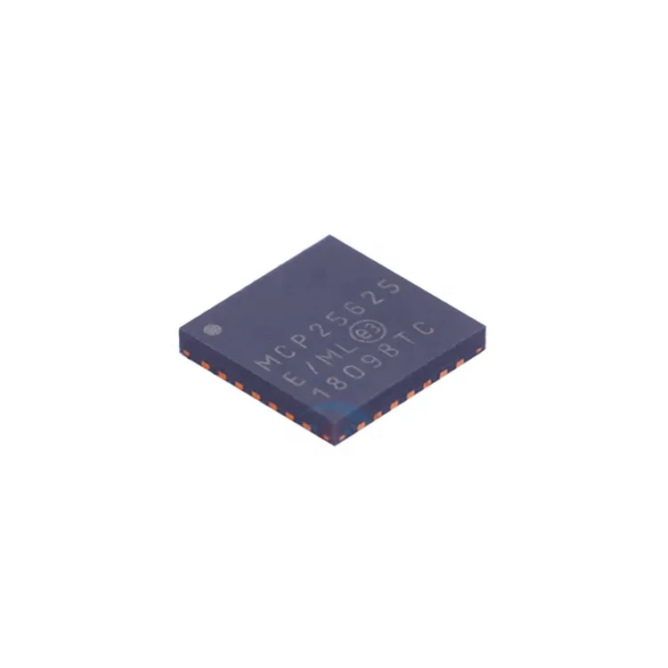 MCP25625T-E/ML QFN-28 Components Distribution New Original Tested Integrated Circuit Chip IC MCP25625T-E/ML