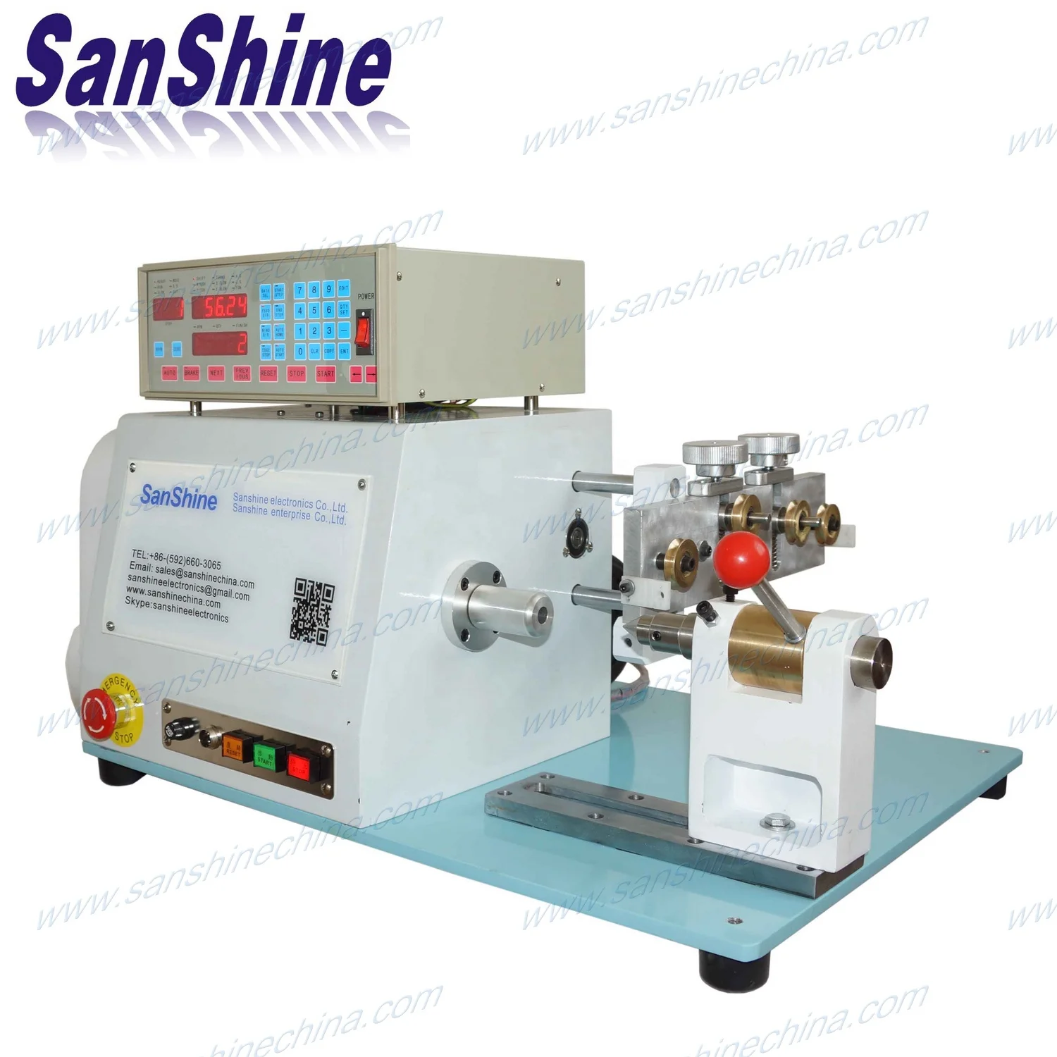 Одношпиндельный цифровой прецизионный автоматический высокопрочный скручивающий станок для обмотки катушек реактора с толстой проволокой