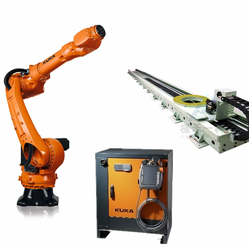 Automatic Robot Arm 6 Axis KUKA KR 50 R2500 Industrial Robot With linear track For Palletizing Material Handling Equipment