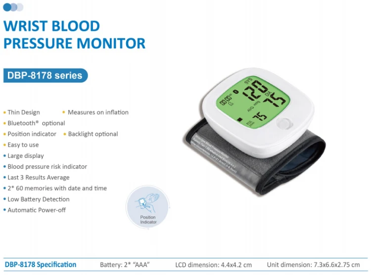 Sejoy BP Machine Wrist Blood Pressure Monitor Blood Pressure Machine