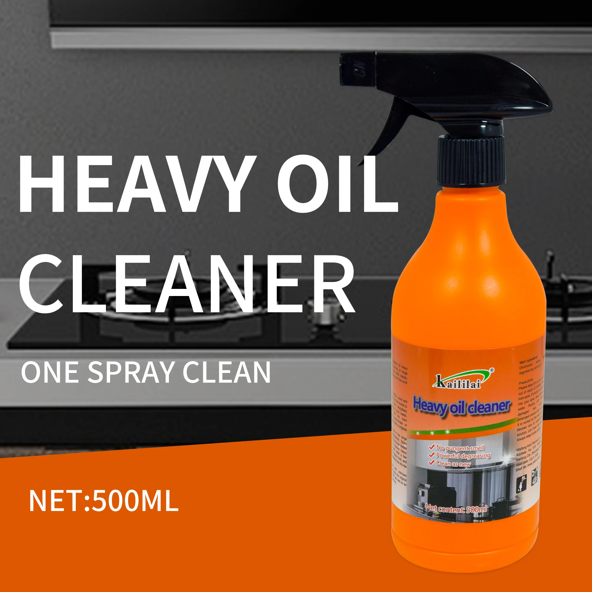 Kitchen Cleaner Spray Foam Oil Stain Cleaner Products for Oven and Kitchen Grease Cleaning Tools Liquid Cleaner Ingredients