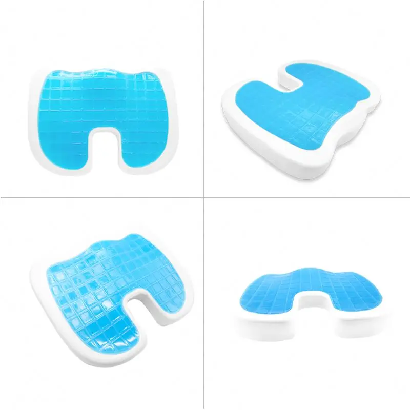 Adult Car Booster Seat Cushions Gel Memory Foam Seat Cushion Gel Cushion Wheelchair Cooling