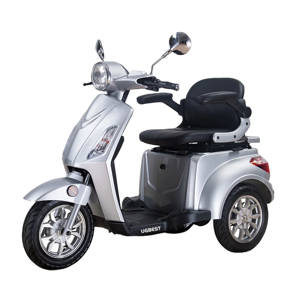 EEC Safe 1000W 25km/h mobility electric handicapped scooter tricycle for elderly